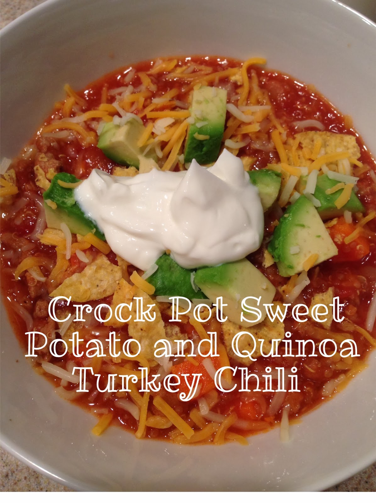 Chasin' Mason [Recipe] Crock Pot Sweet Potato and Quinoa Turkey Chili